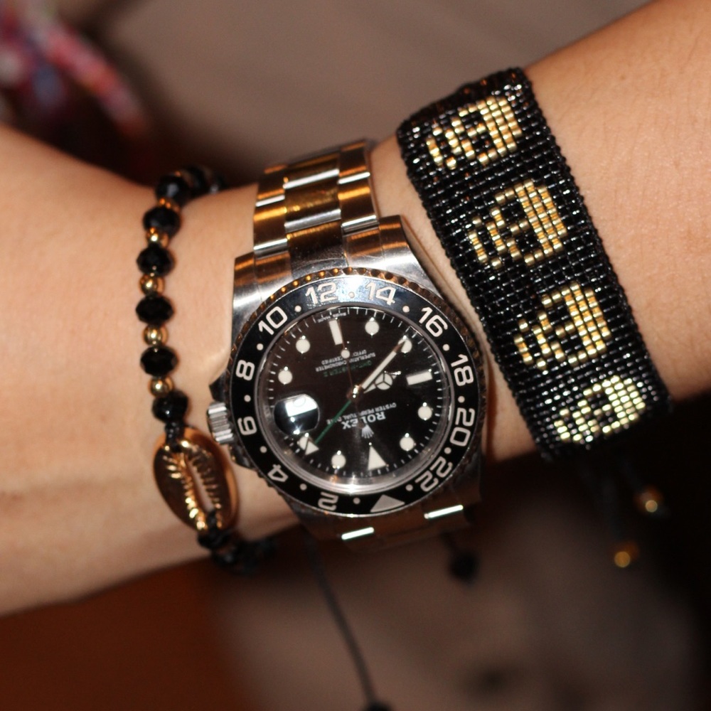 Skull beaded bracelet